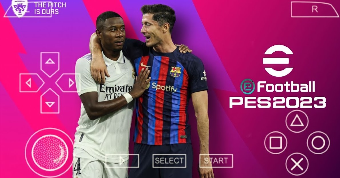 Download Game PES 2023 PPSSPP